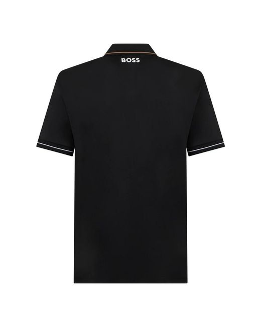HUGO Black Polo Shirts for men