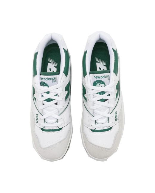 New Balance White Sneakers for men