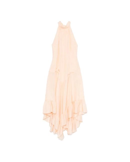 Philosophy Di Lorenzo Serafini Pink Maxi Dresses