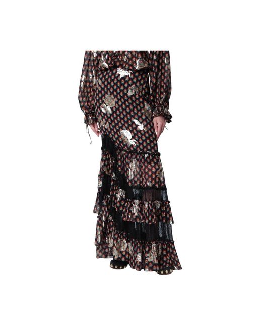 Etro Black Maxi Skirts