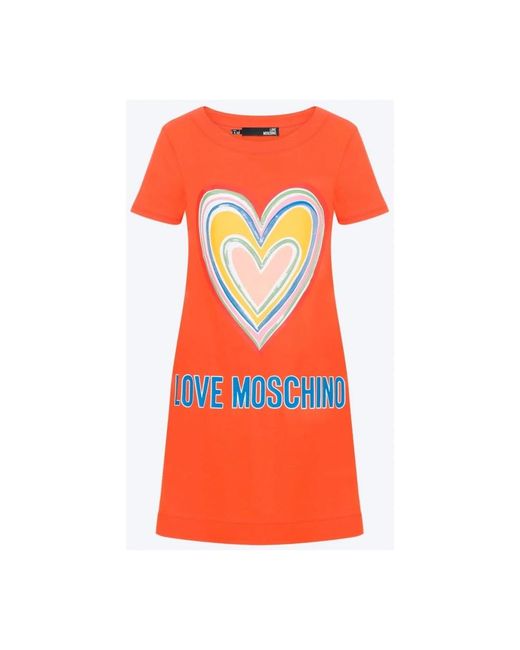Love Moschino Orange T-Shirts