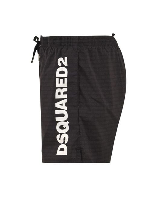 DSquared² Black Beachwear for men