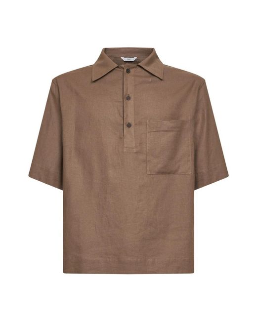 Hevò Brown Polo Shirts for men