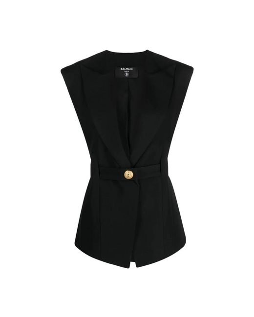 Balmain Black Vests