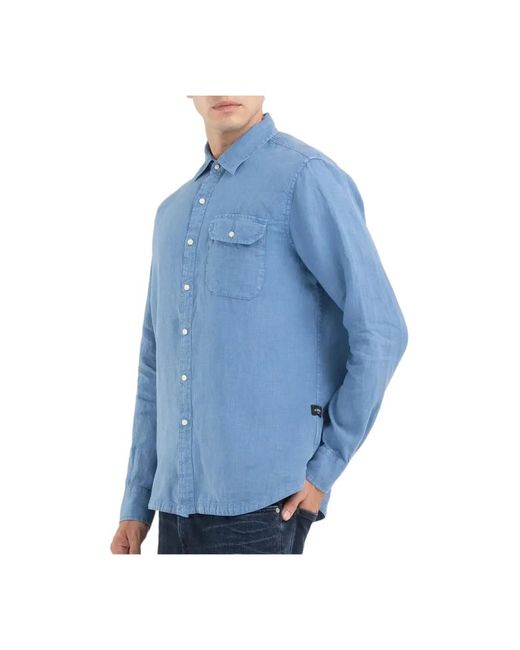 Shirts > denim shirts Replay pour homme en coloris Blue