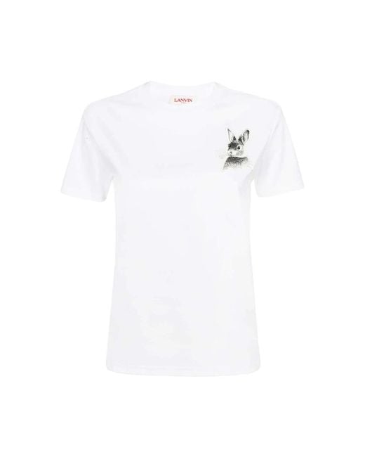 Lanvin White T-Shirts