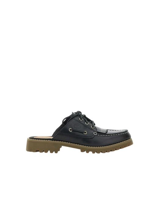 Timberland Black Mules