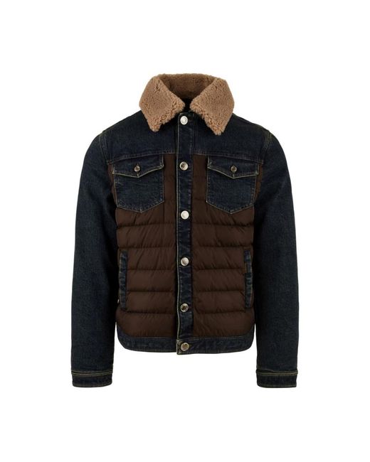 Moorer Black Denim Jackets for men