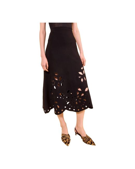 Ulla Johnson Black Midi Skirts