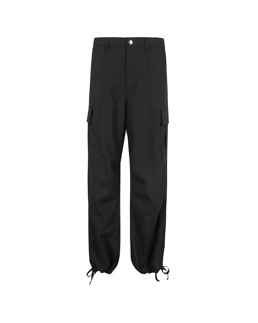 Department 5 Black Straight Trousers