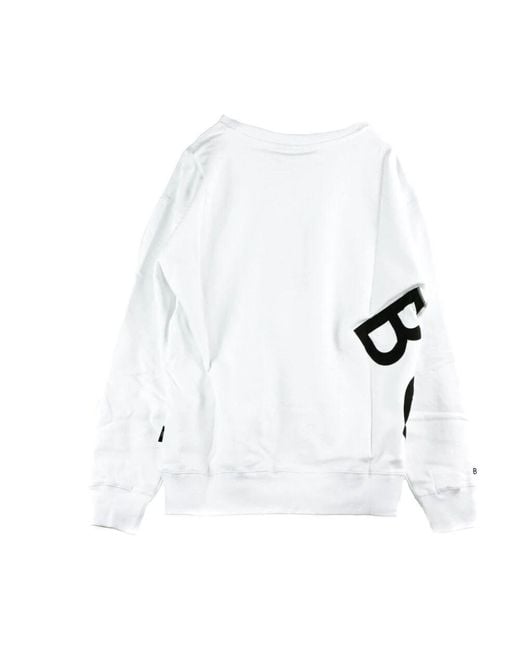 BOY London Eagle Wingspan Crewneck Sweatshirt Weiß/Schwarz in Black für Herren