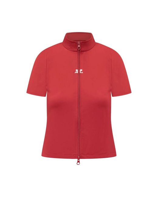 Courreges Training Tops in het Red