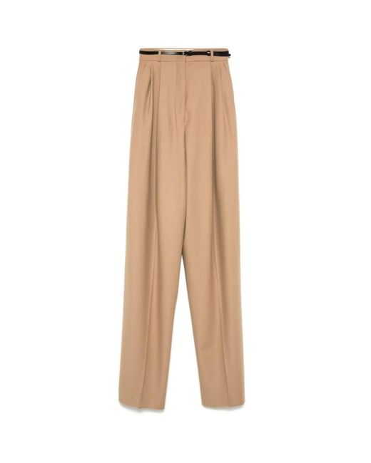 Sportmax Natural Wide Trousers