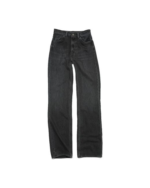 Jeans > straight jeans Acne en coloris Black
