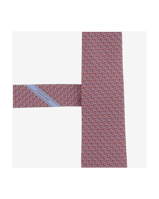 Ties Ferragamo de hombre de color Purple