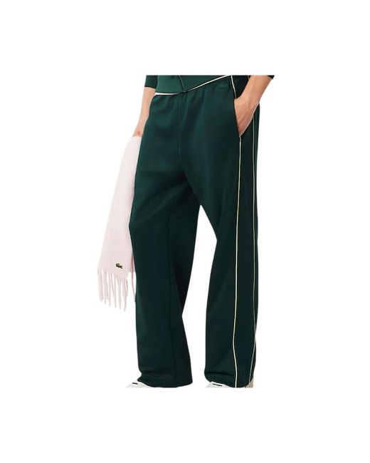 Lacoste Green Wide Trousers for men