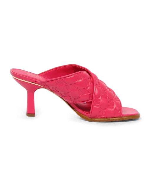 Michael Kors Heeled Mules in het Pink