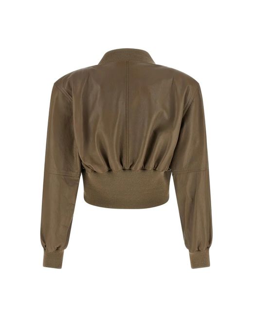 Chloé Green Bomber Jackets