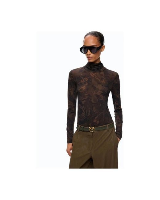 Pinko Brown Turtlenecks