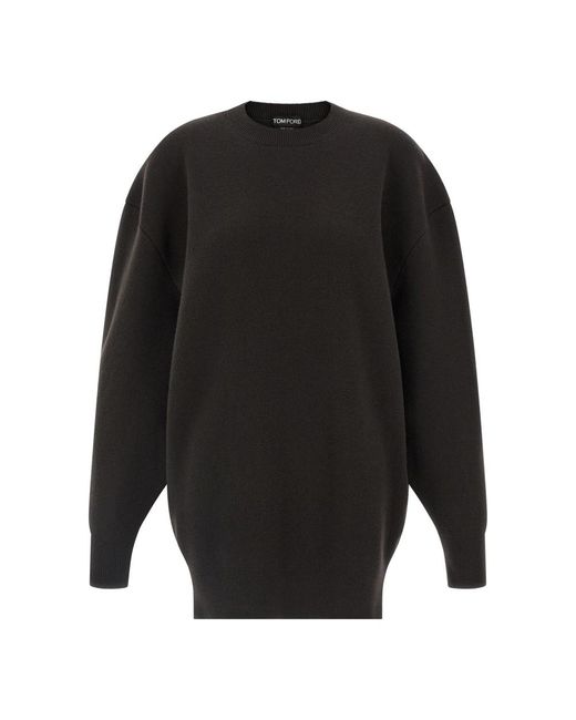 Tom Ford Black Round-Neck Knitwear