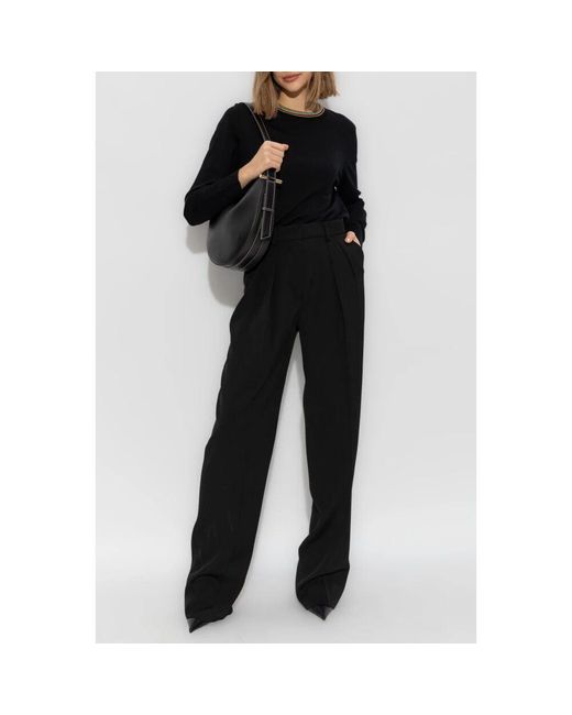 Paul Smith Black Wollpullover mit rundhalsausschnitt