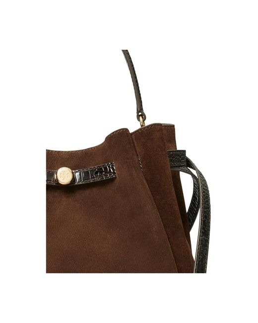 Tory Burch Brown Bucket Bags