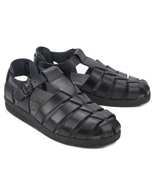 Mephisto Stylische sandale in Black für Herren