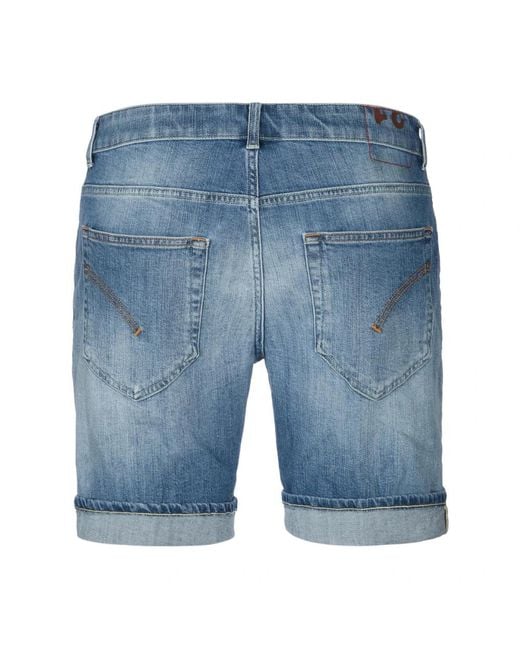Dondup Blue Denim Shorts for men