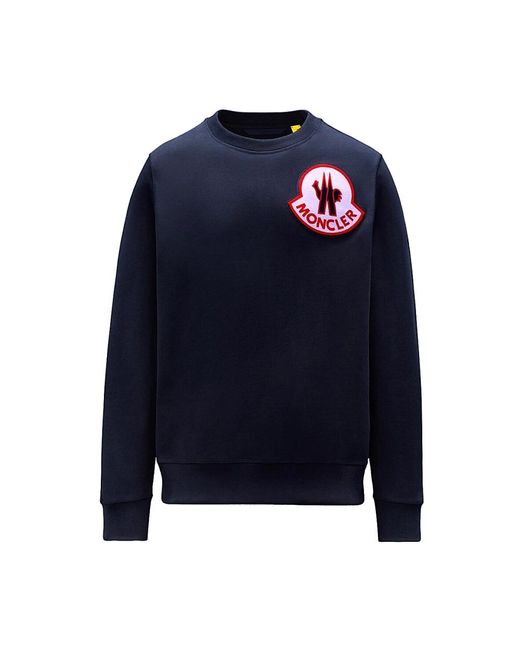 Moncler Blue Sweatshirts for men