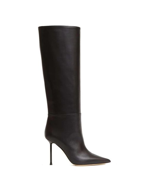 Ninalilou Black Heeled Boots