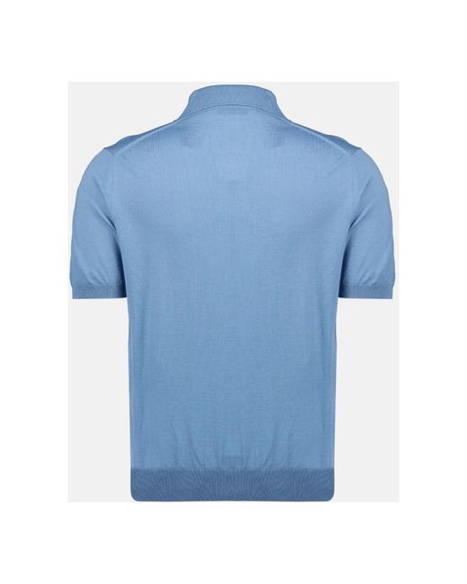Prada Wollen Polo in het Blue voor heren