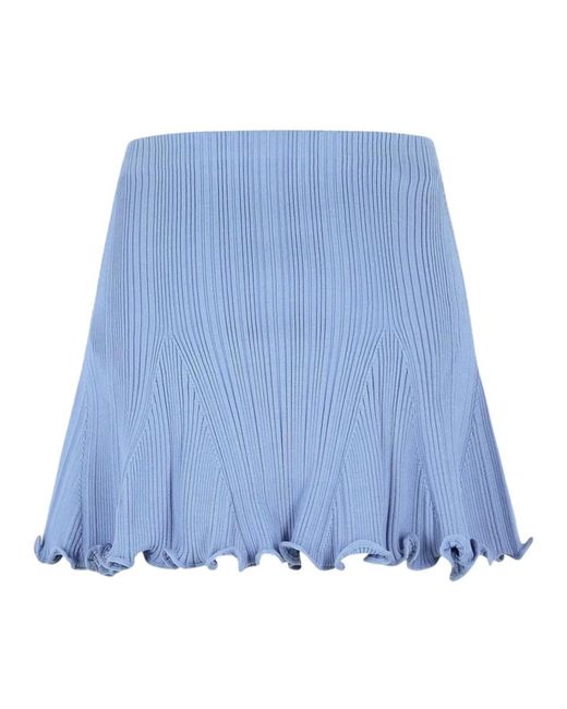 Self-Portrait Blue Short Skirts