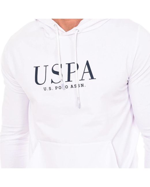 U.S. POLO ASSN. White Hoodies for men