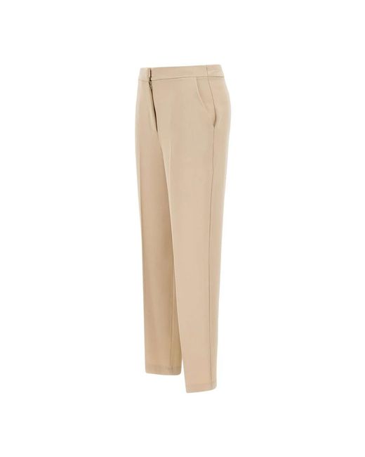 Kaos Broeken ,Polyester Capri Broek in het Natural