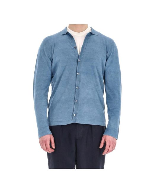 Cardigans Drumohr de hombre de color Blue