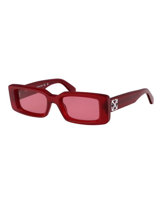 Off-White c/o Virgil Abloh Red Sunglasses