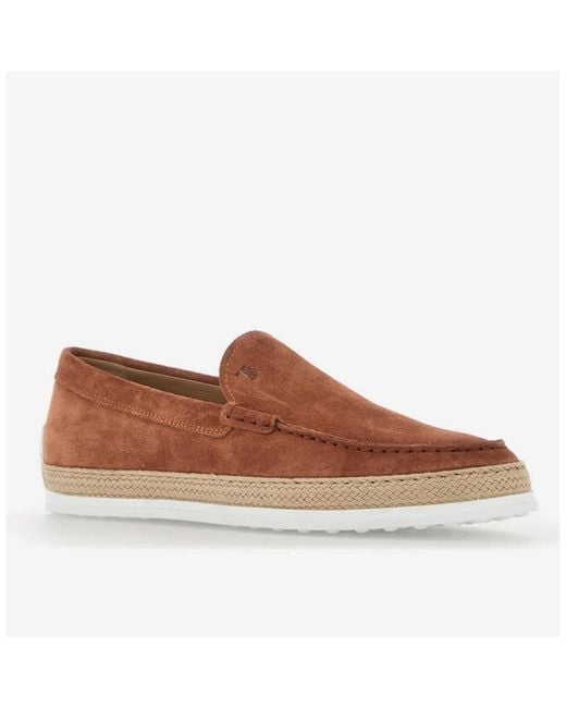Loafers di Tod's in Brown da Uomo