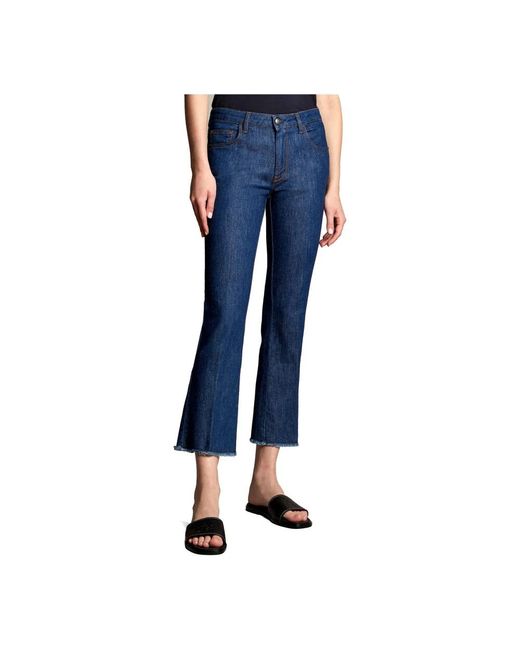 Fay Blue Cropped Jeans