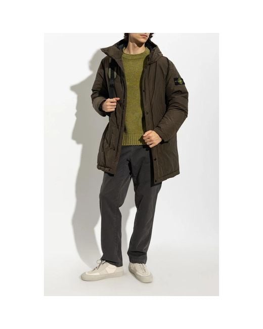 Down Jackets Stone Island de hombre de color Green