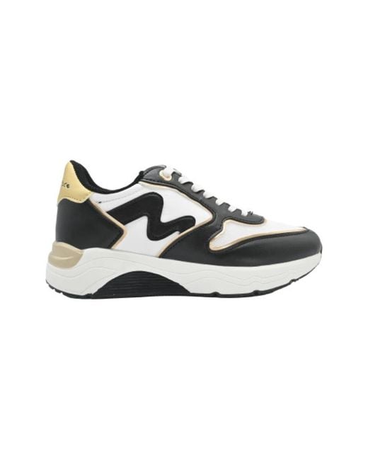 Zapatillas Negras Blancas Doradas Mujer Talla Manila Grace Lyst