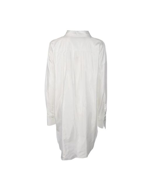 OMBRA MILANO White Shirt Dresses
