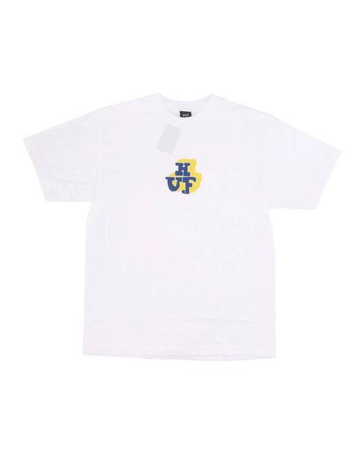 Huf Tops ,Wit ,Katoen Remix Tee T-Shirt in het White voor heren