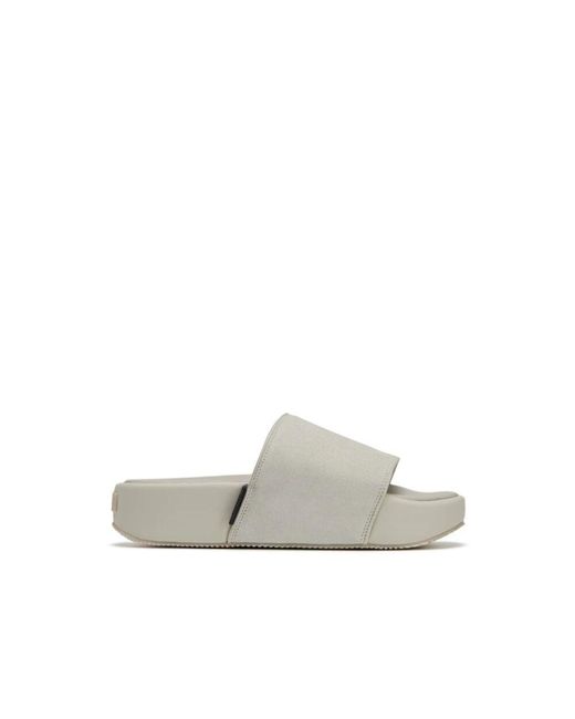 Y-3 Gray Sliders