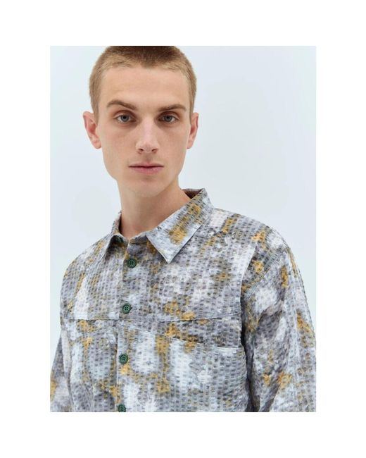 Casual Shirts di Brain Dead in Blue da Uomo