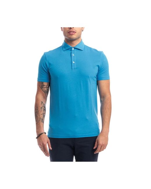 Altea Blue Polo Shirts for men