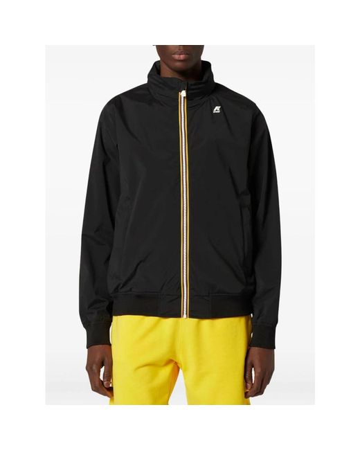 K-Way Black Light Jackets for men