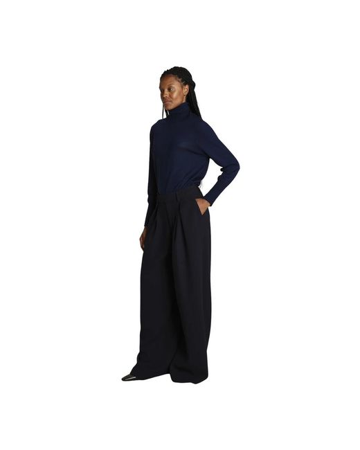 BERWICK  1707 Blue Turtlenecks