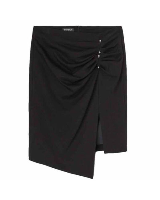 Dondup Black Short Skirts