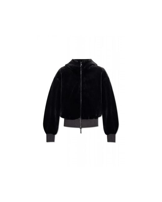Emporio Armani Black Faux Fur & Shearling Jackets