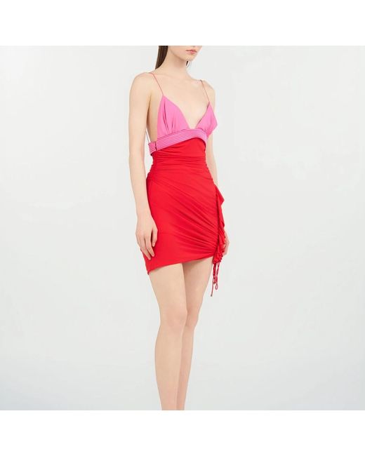 Roberto Cavalli Mini Jurk in het Red
